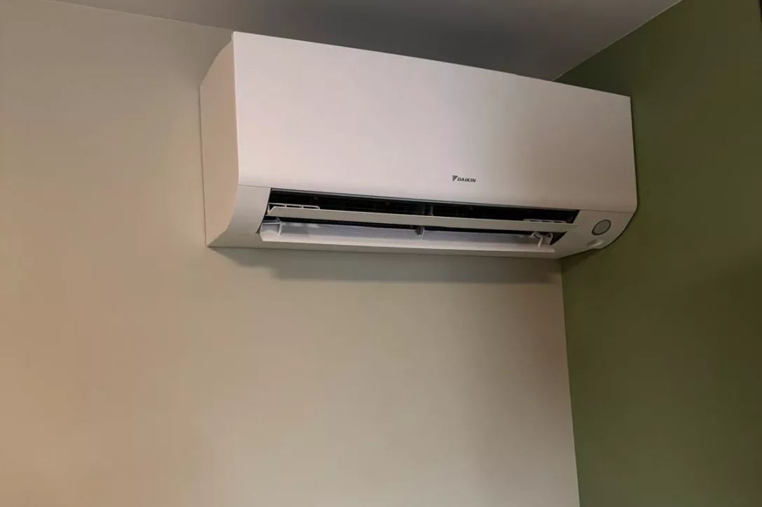 Binnenunit Airco geplaatst