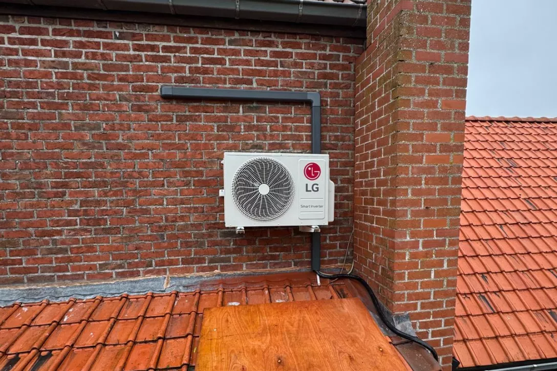 Plaatsing Airco buiten unit